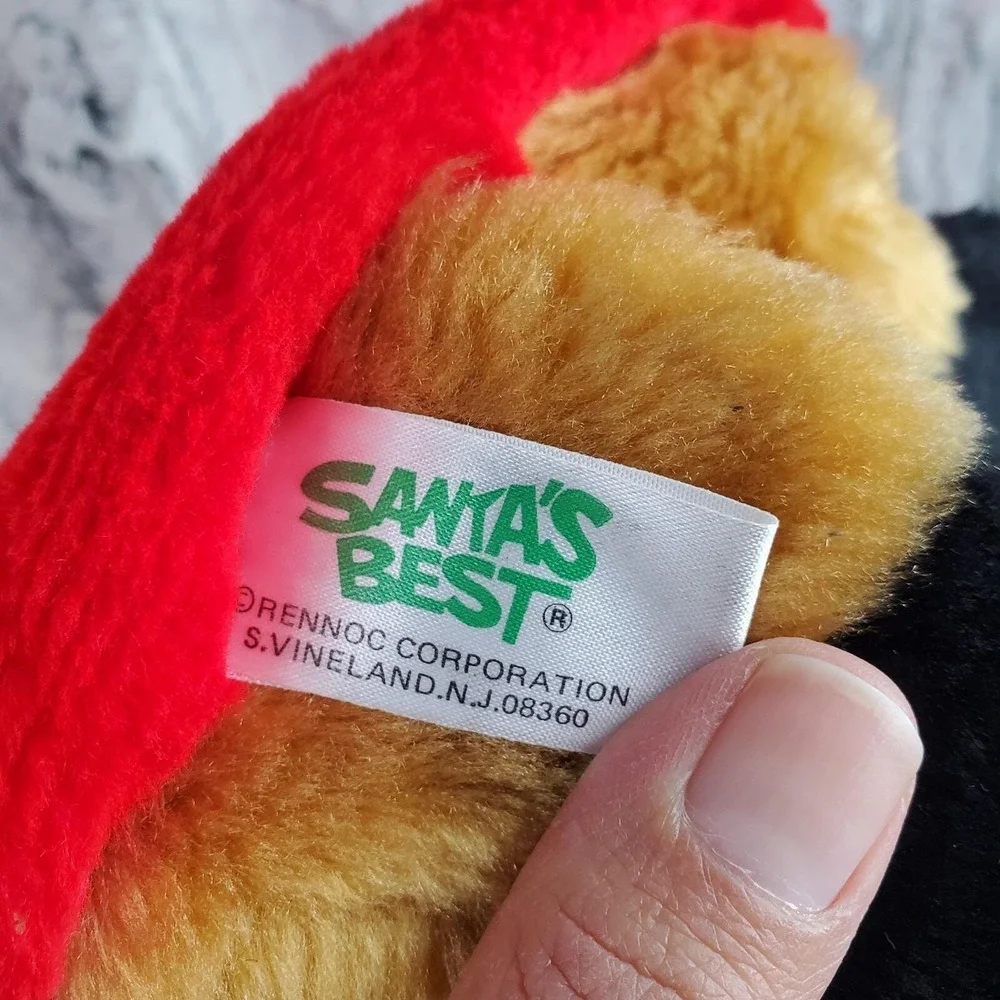 Santa's‎ Best Brown Teddy Bear Front / Rear Pocket 20